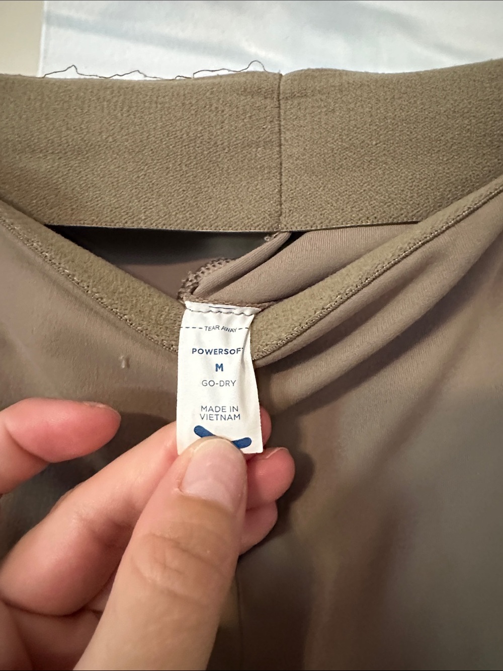 Stretchy Wide Leg Taupe Dress Pants - Picture 4 of 6